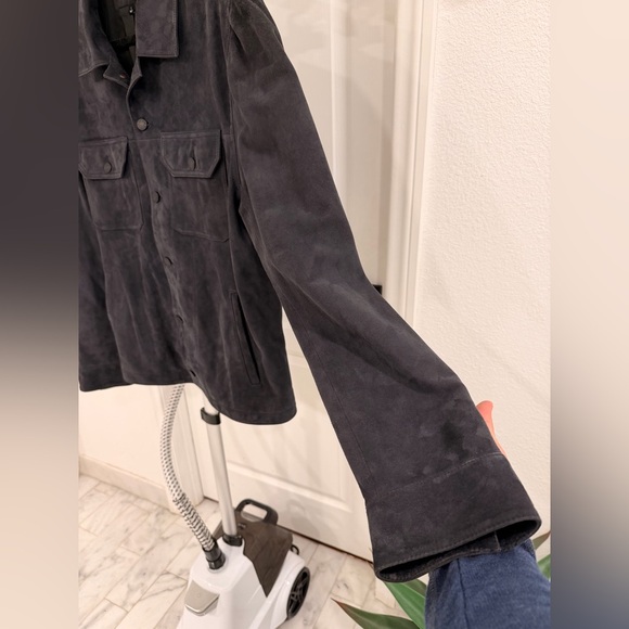 Lucky Brand Men's Suede Shirt Jacket - Picture 7 of 16